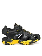 Buty dla chłopców - Geox Sandały Jr Borealis J450RC 014BU C0054 M Czarny - miniaturka - grafika 1