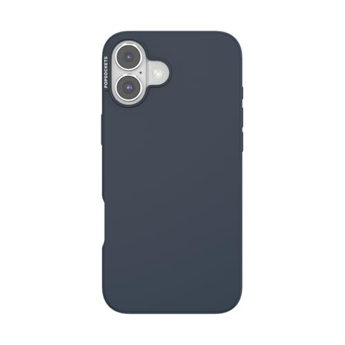 PopSockets Etui na iPhone'a 16 Plus kompatybilne z MagSafe, etui na telefon iPhone 16 Plus, kompatybilne z bezprzewodowym ładowaniem - granatowe