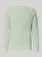 Swetry męskie - Sweter z dzianiny o kroju regular fit z czystej bawełny - miniaturka - grafika 1