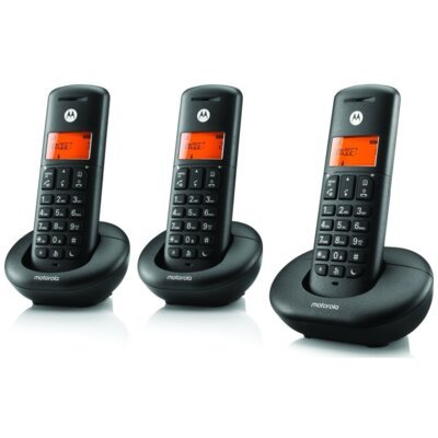 Telefon MOTOROLA E203 Czarny (3 szt.)