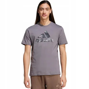 Koszulka męska adidas Camo Bos Graphic Tee szara IY0741 L - Koszulki męskie - miniaturka - grafika 1