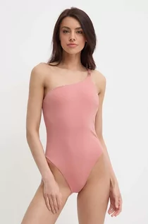 Stroje kąpielowe - Tommy Hilfiger jednoczęściowy strój kąpielowy dwustronny kolor różowy miękka miseczka UW0UW05312 - grafika 1