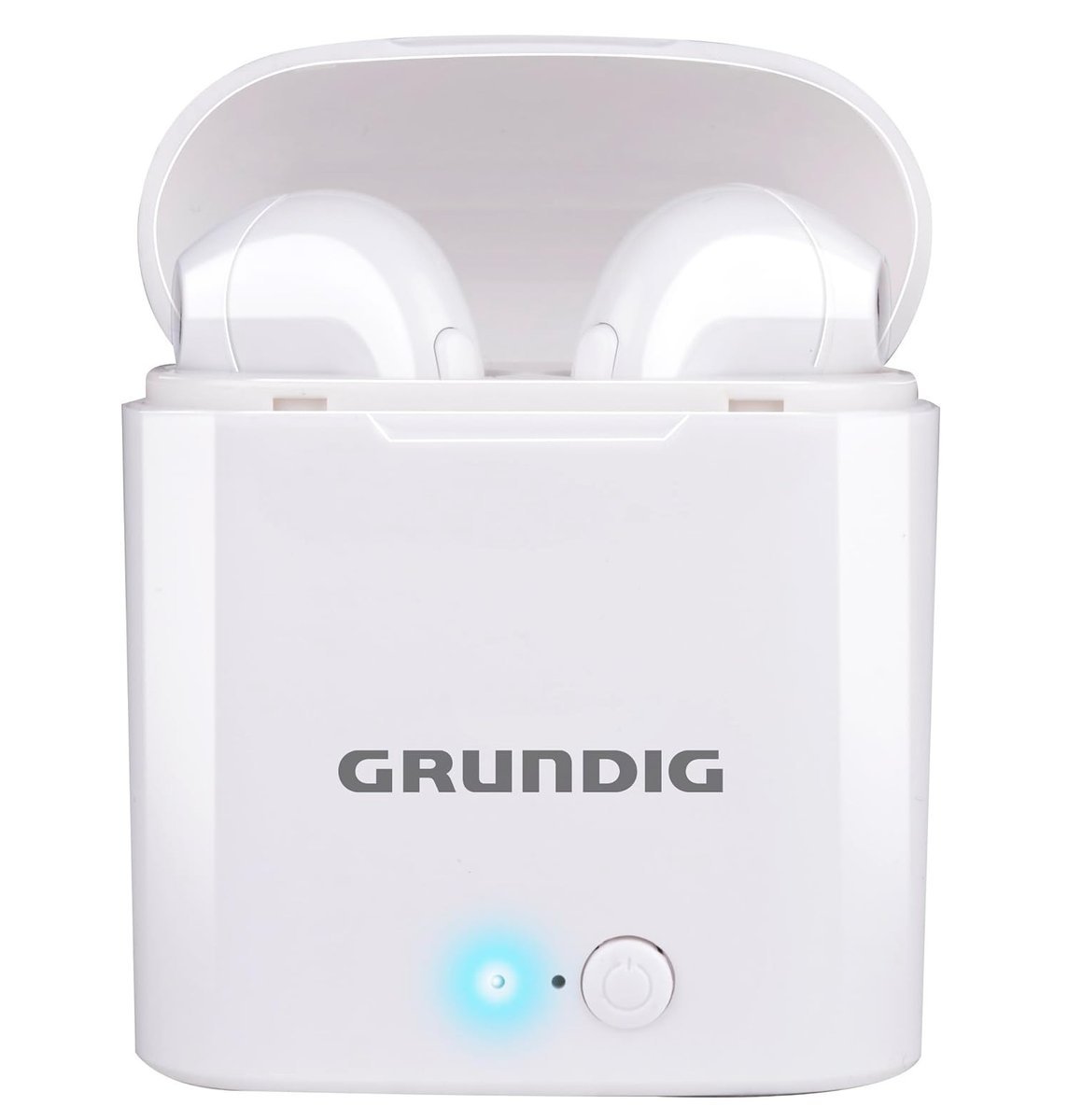 Grundig Słuchawki douszne Bluetooth TWS41 Biały USB-C 400mAh Bluetooth 5.3 93dB 32om Mikrofon