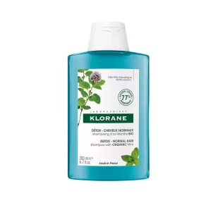 Pierre-Fabre Klorane szampon z organiczną miętą, detoks dla włosów normalnych 200 ml - Szampony do włosów - miniaturka - grafika 1