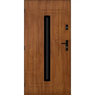 Pantor Drzwi zewnętrzne wejściowe Ozyrys Black złoty dąb 80 lewe - Drzwi zewnętrzne Pantor Drzwi zewnętrzne wejściowe Ozyrys Black złoty dąb 80 lewe - Drzwi zewnętrzne - miniaturka - grafika 1