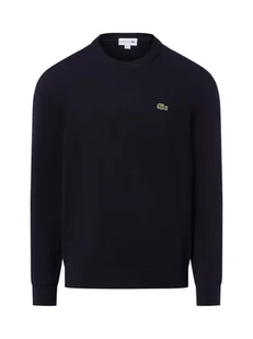 Lacoste Męski sweter z cienkiej dzianiny Mężczyźni niebieski jednolity, 3 - Swetry męskie - miniaturka - grafika 1