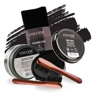 Środki do obuwia i ubrań - Mydło do Butów z Czarną Pastą Szczotkami i Szmatką Coccine Zestaw 5w1 - miniaturka - grafika 1