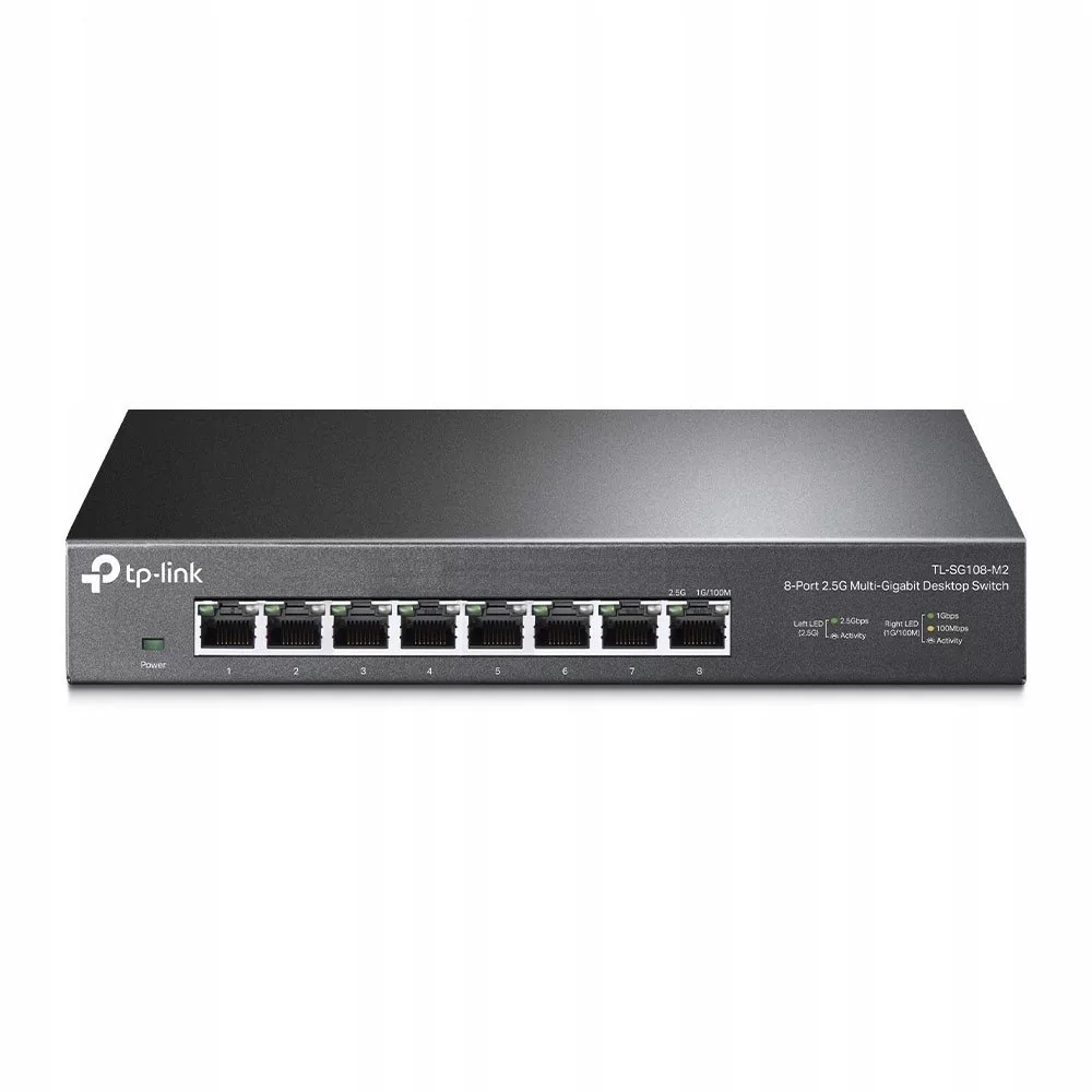 TP-Link Switch TL-SG108-M2 porty 8 x 2,5 Gb/s