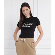 Koszulki i topy damskie - POLO RALPH LAUREN T-shirt | Slim Fit - miniaturka - grafika 1