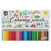 Przybory szkolne - Grafix Kredki ołówkowe 36 kolorów w blaszanym pudełku - miniaturka - grafika 1