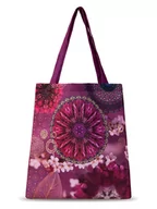 Torebki damskie - Hip Shopper bag "Aluna" w kolorze fioletowym - 45 x 40 cm - miniaturka - grafika 1