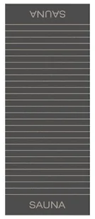Ręcznik plażowy Balance Sauna 80x200 antracytowy frotte 500g/m2 100% bawełna Cawoe - Ręczniki - miniaturka - grafika 1