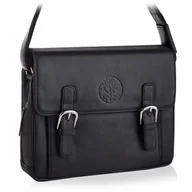 Torby męskie - BETLEWSKI skórzana torba męska ramię listonoszka, TBG-YM-205-BLACK - miniaturka - grafika 1