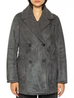 Płaszcze damskie - Płaszcz damski Pepe Jeans Patricia kożuch zamszowy-L - miniaturka - grafika 1