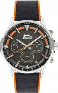 Zegarek Zegarek męski SLAZENGER SL.09.2217.2.01 czarny fashion na prezent - Zegarki męskie - miniaturka - grafika 1