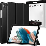 Etui do tabletów - Etui Alogy Book Cover do Samsung Galaxy Tab A8 2021 SM-X200/SM-X205 Czarny - miniaturka - grafika 1