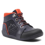 Półbuty damskie - Trzewiki KICKERS - Bins Mountain 878602-10 Marine/Orange 103 - miniaturka - grafika 1