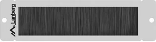 Lanberg Panel szczotkowy 10 cali AK-1104-S montowany w przepustach kablowych, szary - Akcesoria do szaf serwerowych - miniaturka - grafika 4