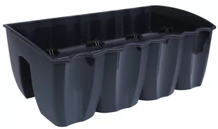 Antracytowa doniczka tarasowa/balkonowa CROWN - Donice - miniaturka - grafika 1