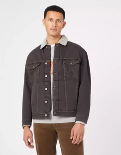 Wrangler Anti Fit Jacket Męska Kurtka Sherpa Jeansowa Black Clay W4416915C-Xl - Kurtki męskie - miniaturka - grafika 1