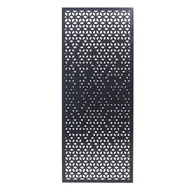 Ogrodzenia - Panel osłonowy stalowy 150x60 cm jasny szary ażurowy Naterial - miniaturka - grafika 1