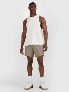 4F Spodenki treningowe szybkoschnące męskie - khaki L - Spodenki męskie 4F Spodenki treningowe szybkoschnące męskie - khaki L - Spodenki męskie - miniaturka - grafika 1