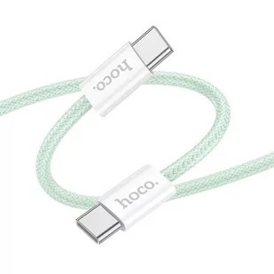 HOCO kabel Typ C do Typ C 60W X104 2m zielony - Kable USB - miniaturka - grafika 1