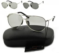 Okulary korekcyjne, oprawki, szkła - Pilotki okulary polaryzacja + fotochrom PolarZone POL-351BFP - miniaturka - grafika 1