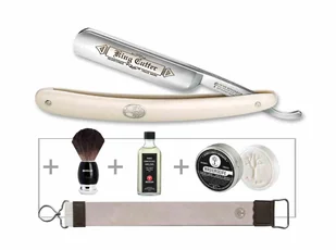 Brzytwa Böker King Cutter White zestaw - Brzytwy fryzjerskie - miniaturka - grafika 1