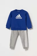 Dresy i komplety dla dziewczynek - adidas dres dziecięcy kolor niebieski - miniaturka - grafika 1