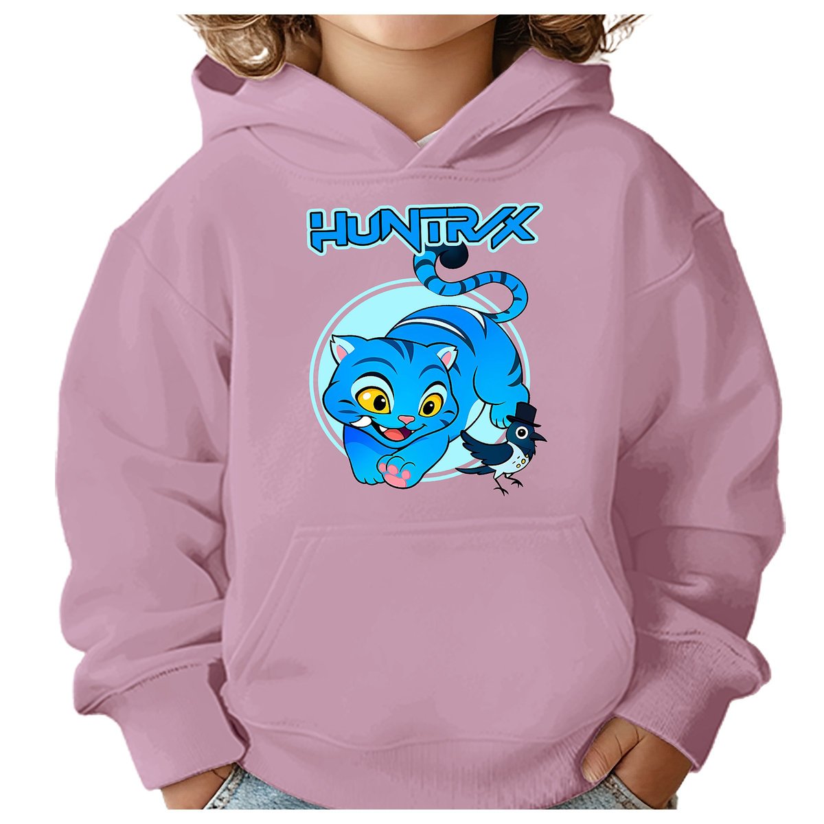 BLUZA DZIECIĘCA DERPY KOT DEMON HUNTERS HUNTRIX 134-140 Z KAPTUREM