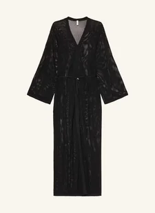 Calvin Klein Sukienka Letnia Typu Kaftan schwarz - Sukienki - miniaturka - grafika 1