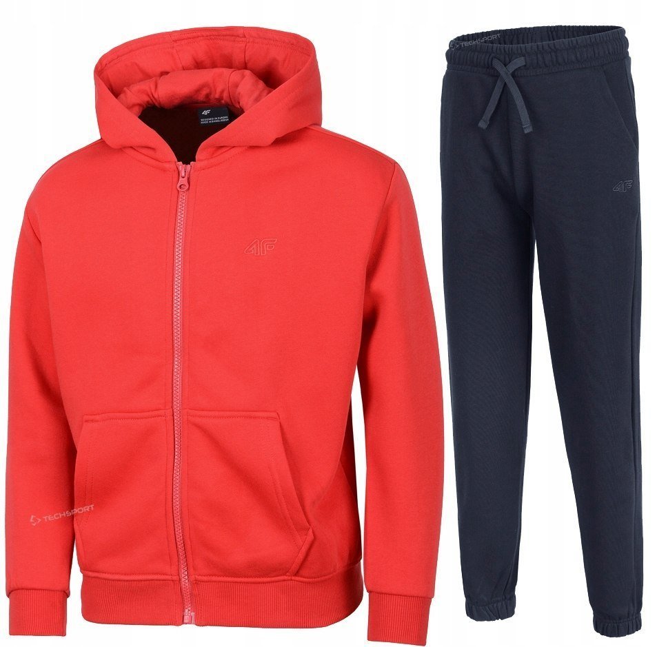 4F CHĹOPIÄCY DRES KOMPLET BLUZA ROZPINANA SPODNIE / rozm 164