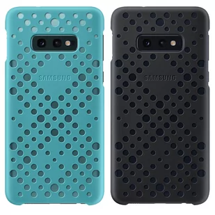 Samsung Samsung Pattern Cover do Galaxy S10e czarny & zielony EF-XG970CBEGWW - Etui i futerały do telefonów - miniaturka - grafika 1
