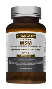 ACTIVEPHARM LABS SP. Z O.O. SP.K. Msm Superior Singularis 500 Mg 120 Kapsułek (8055111) - Ochrona stawów - miniaturka - grafika 3