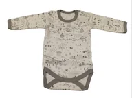 Body dla niemowląt - MAMATTI body miasto r.68 długi rękaw BD12526 - miniaturka - grafika 1