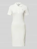 Sukienki - Sukienka polo o długości do kolan z wyhaftowanym logo model ‘1985’ - miniaturka - grafika 1