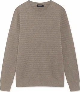 Sweter męski Hackett London Garter bawełniany beżowy XXL - Swetry męskie - miniaturka - grafika 1