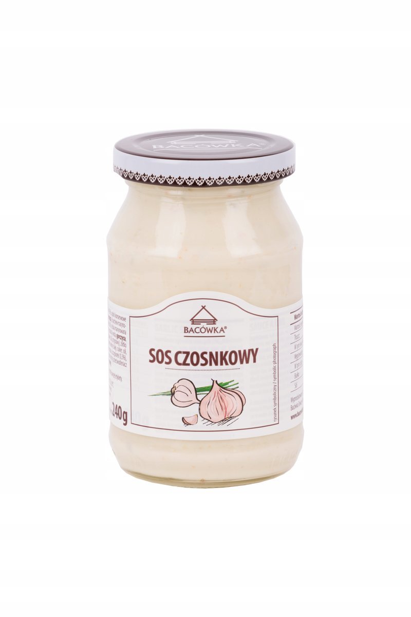 SOS CZOSNKOWY BACÓWKA 240G