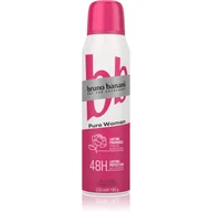 Wody i perfumy damskie - Bruno Banani Pure Woman Antitranspirant Dezodorant w sprayu 150 ml - miniaturka - grafika 1