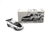 Samochody i pojazdy dla dzieci - POP RACE PR64-130 Porsche 997 RWB Silver PR640130 - miniaturka - grafika 1