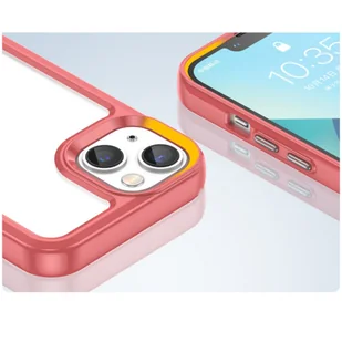 Etui Outer Braders sztywny pokrowiec z żelową ramką do iPhone 14 Plus czerwony - Etui i futerały do telefonów Etui Outer Braders sztywny pokrowiec z żelową ramką do iPhone 14 Plus czerwony - Etui i futerały do telefonów - miniaturka - grafika 7