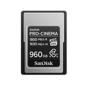 Karty pamięci - SanDisk PRO-CINEMA CFexpress Type A Card - 960GB - SDCFEA-960G-GN4NN - miniaturka - grafika 1