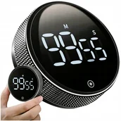 Minutniki - Kuchenny Minutnik Czasomierz Elektryczny Obrotowy Cyfrowy Stoper Timer Led - miniaturka - grafika 1