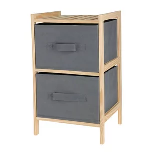Półka Łazienkowa Regał Z 2 Szufladami Szafka 46Cm - Regały - miniaturka - grafika 1