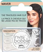 Ozdoby do włosów - Invisibobble INVISIBOBBLE_Waver The Traceless Hair Clip spinki do włosów Crystal Clear Black 3 szt. - miniaturka - grafika 1
