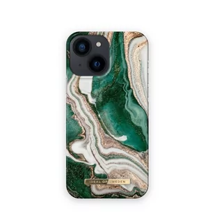 Ideal of Sweden Printed Case Etui Obudowa do iPhone 13 Mini Golden Jade Marble IDFCAW18-I2154-98 - Etui i futerały do telefonów - miniaturka - grafika 1