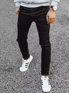 Spodnie męskie czarne Dstreet UX3852-33 - Spodnie męskie - miniaturka - grafika 1