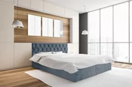 Łóżka - Łóżko kontynentalne 160x200 ISABELLE / kolor do wyboru - miniaturka - grafika 1