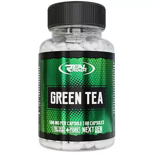 Real Pharm Green Tea 500mg 90caps - Spalacze tłuszczu - miniaturka - grafika 1